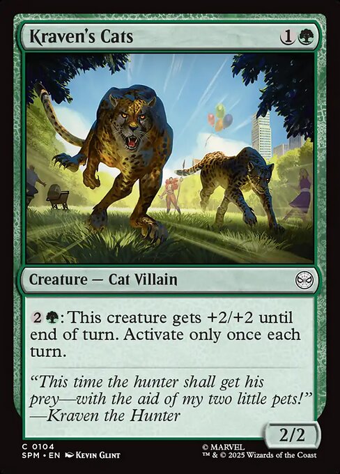 Kraven's Cats - Magic: The Gathering SPM #104