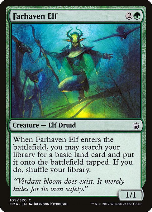 Farhaven Elf - Magic: The Gathering CMA #109