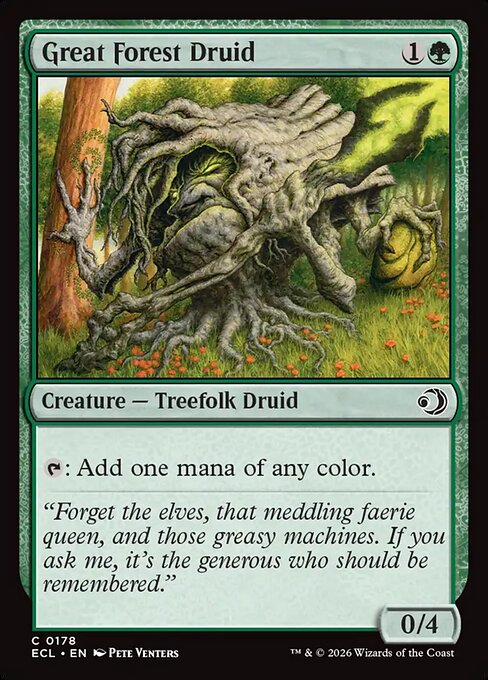 Great Forest Druid - Magic: The Gathering ECL #178