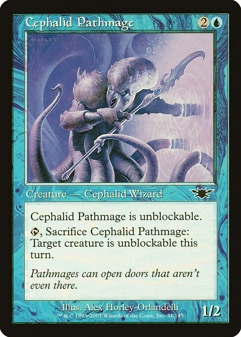 Cephalid Pathmage - Magic: The Gathering LGN #31