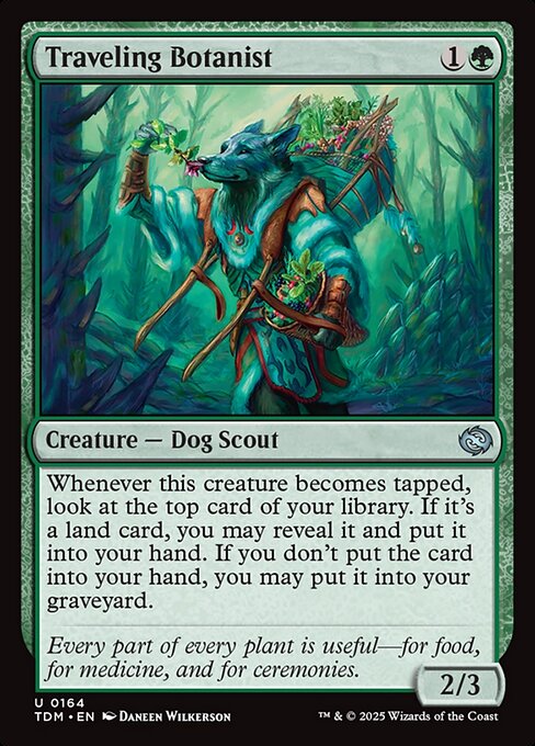 Traveling Botanist - Magic: The Gathering TDM #164