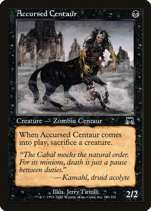 Accursed Centaur - Magic: The Gathering ONS #123