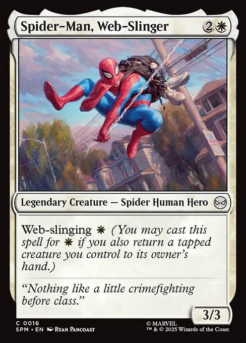 Spider-Man, Web-Slinger - Magic: The Gathering SPM #16