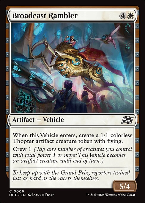 Broadcast Rambler - Magic: The Gathering DFT #6