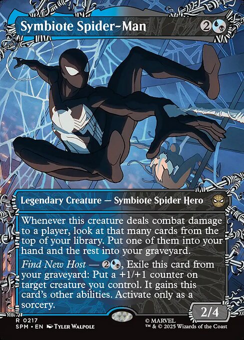 Symbiote Spider-Man - Magic: The Gathering SPM #217