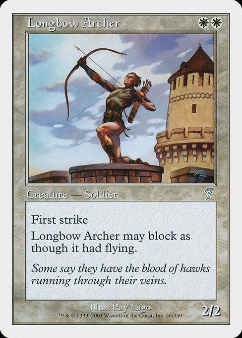 Longbow Archer - Magic: The Gathering 7ED #26