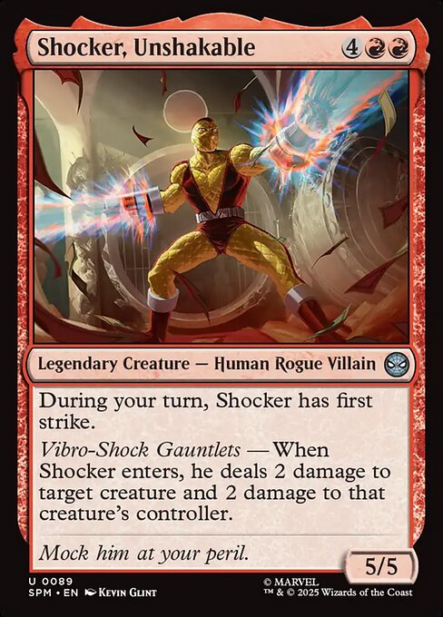 Shocker, Unshakable - Magic: The Gathering SPM #89