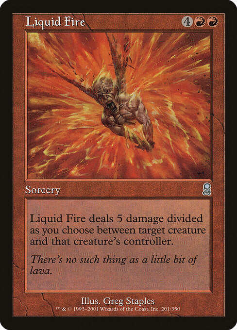 Liquid Fire - Magic: The Gathering ODY #201