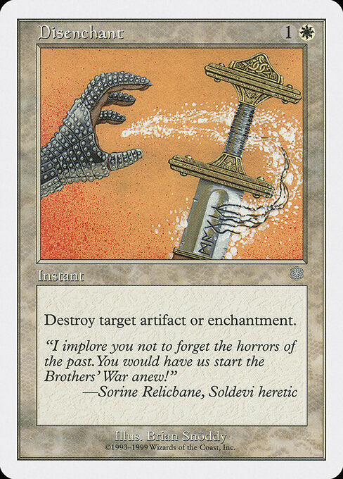Disenchant - Magic: The Gathering BRB #20