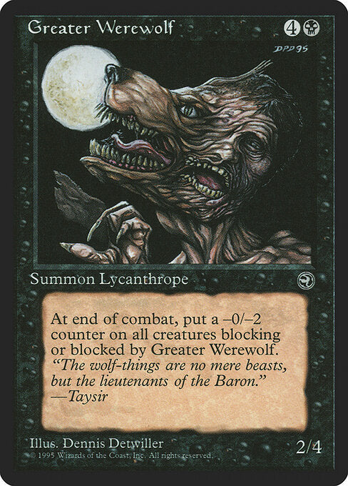 Greater Werewolf - Magic: The Gathering HML #51