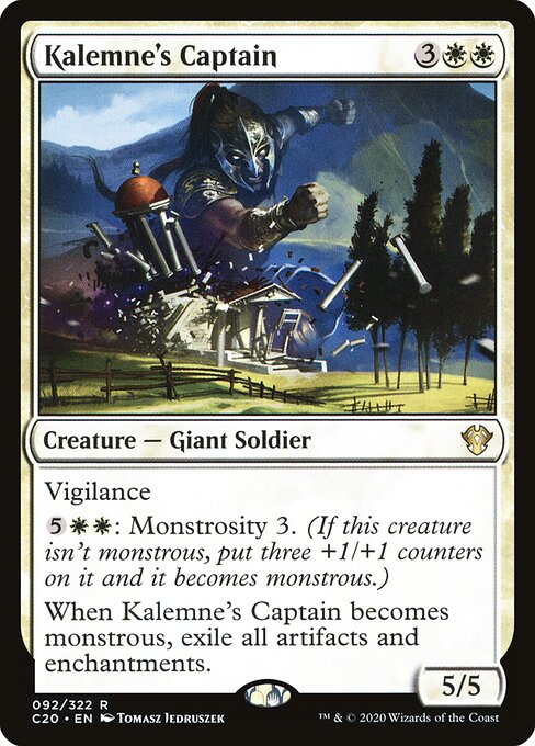 Kalemne's Captain - Magic: The Gathering C20 #92