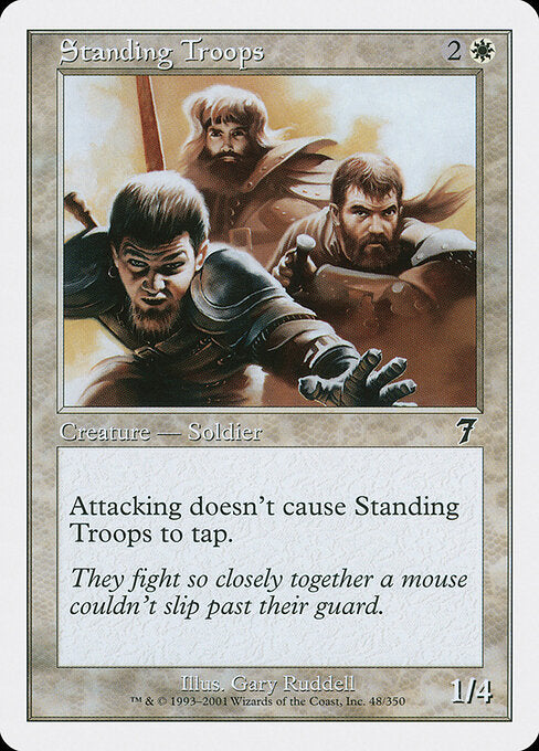Standing Troops - Magic: The Gathering 7ED #48
