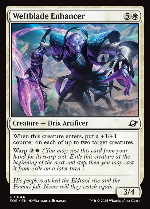 Weftblade Enhancer - Magic: The Gathering EOE #44