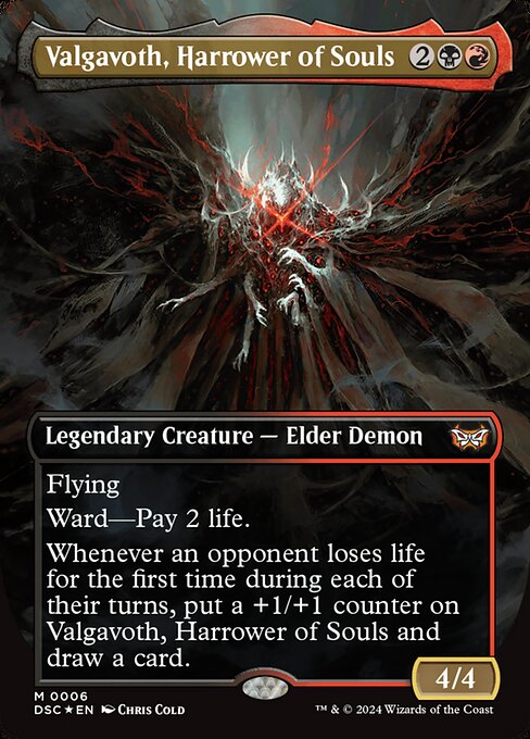Valgavoth, Harrower of Souls Duskmourn: House of Horror Commander dsc