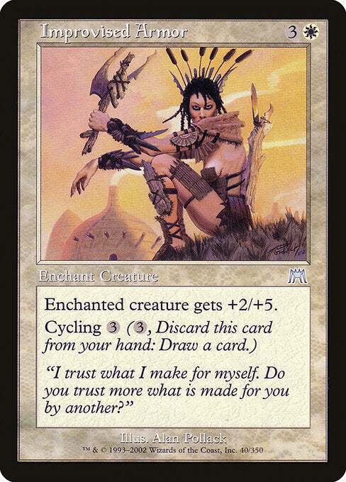 Improvised Armor - Magic: The Gathering ONS #40