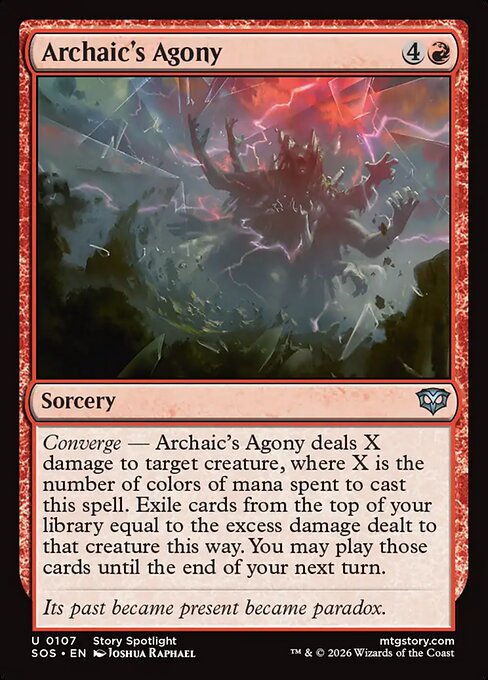 Archaic's Agony - Magic: The Gathering SOS #107