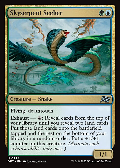 Skyserpent Seeker - Magic: The Gathering DFT #224