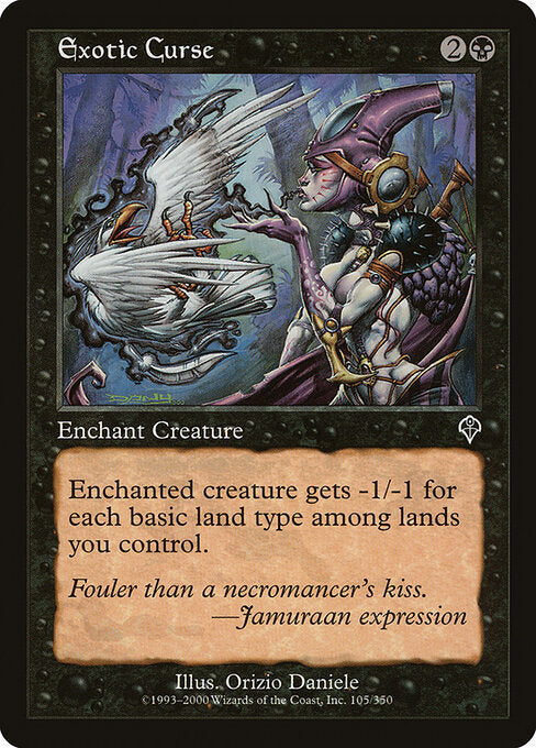 Exotic Curse - Magic: The Gathering INV #105