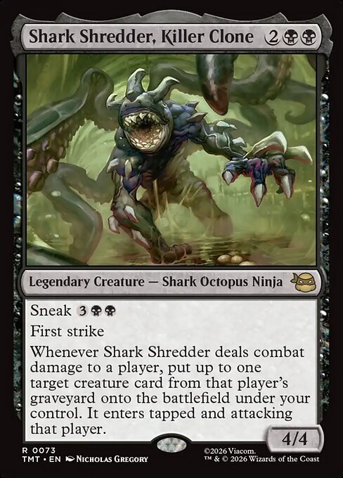 Shark Shredder, Killer Clone - Magic: The Gathering TMT #73