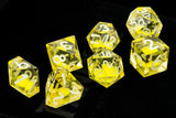 FanRoll - Shadow Light Liquid Core Dice 7-Dice Set