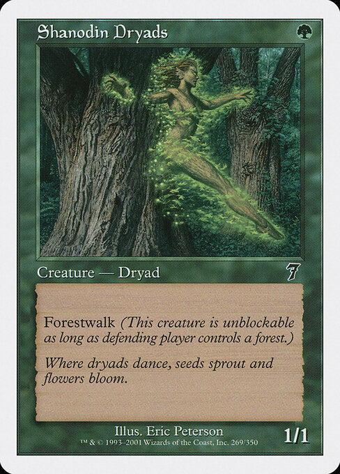 Shanodin Dryads - Magic: The Gathering 7ED #269