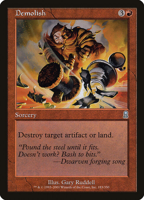 Demolish - Magic: The Gathering ODY #183