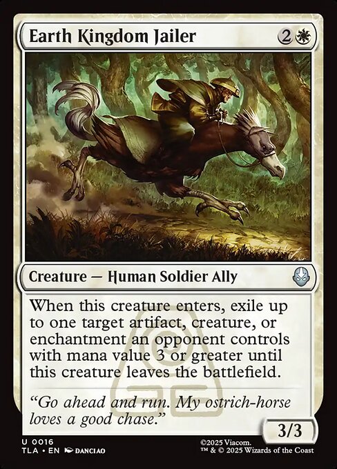Earth Kingdom Jailer - Magic: The Gathering TLA #16