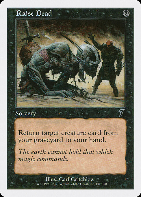 Raise Dead - Magic: The Gathering 7ED #157