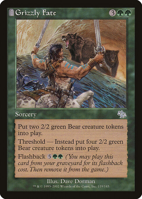 Grizzly Fate - Magic: The Gathering JUD #119