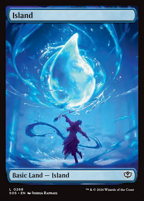 Island - Magic: The Gathering SOS #268