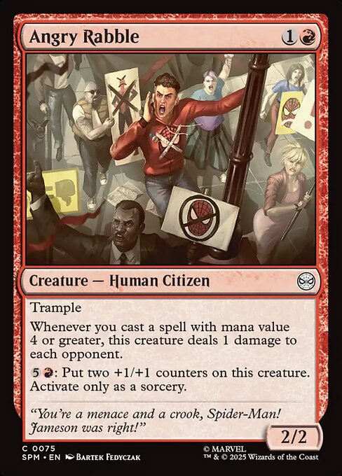 Angry Rabble - Magic: The Gathering SPM #75
