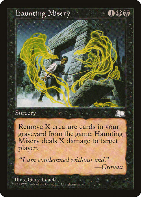 Haunting Misery Weatherlight WTH