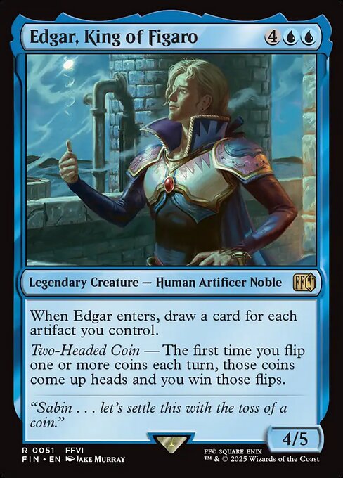Edgar, King of Figaro - Magic: The Gathering FIN #51