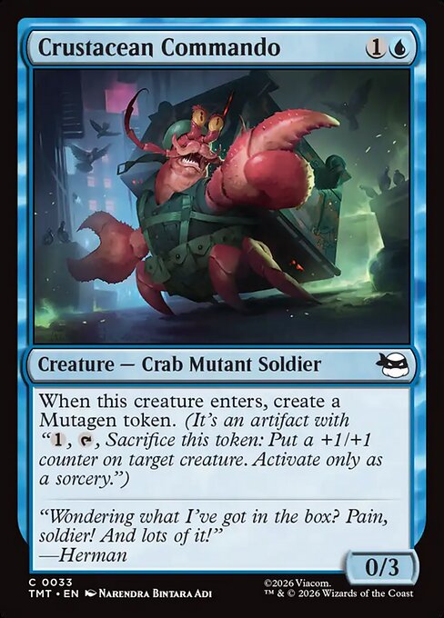 Crustacean Commando - Magic: The Gathering TMT #33
