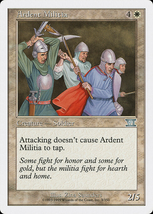 Ardent Militia - Magic: The Gathering 6ED #3