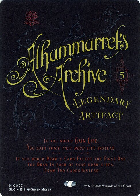 Alhammarret's Archive Secret Lair Countdown slc