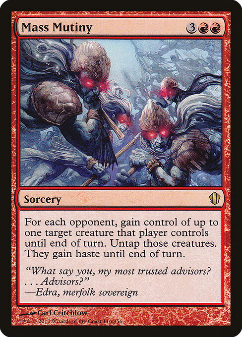 Mass Mutiny - Magic: The Gathering C13 #116