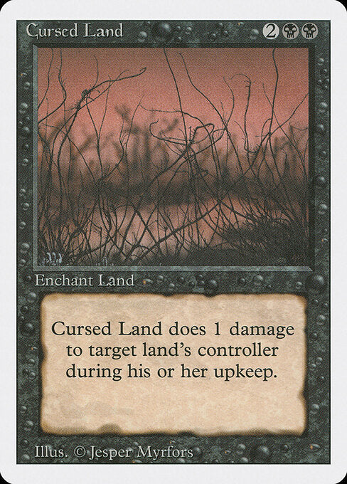 Cursed Land - Magic: The Gathering 3ED #98