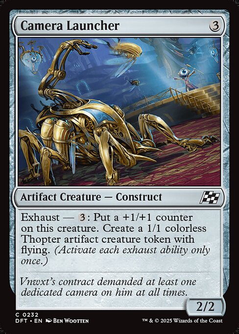 Camera Launcher - Magic: The Gathering DFT #232