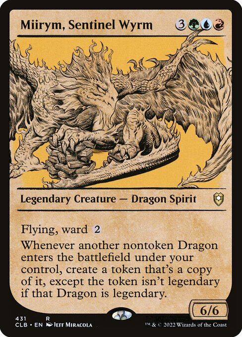 Miirym, Sentinel Wyrm Commander Legends: Battle for Baldur's Gate clb