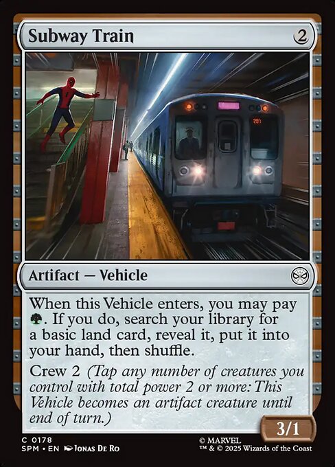Subway Train - Magic: The Gathering SPM #178