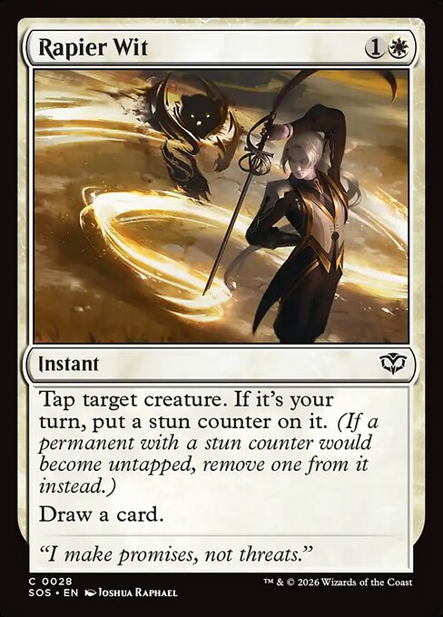 Rapier Wit - Magic: The Gathering SOS #28