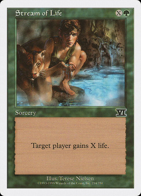 Stream of Life - Magic: The Gathering 6ED #254