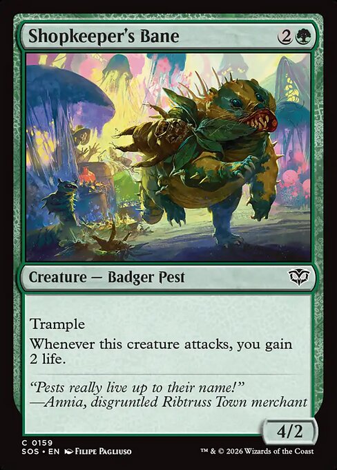 Shopkeeper's Bane - Magic: The Gathering SOS #159