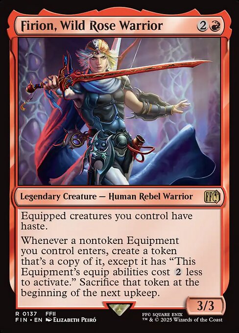 Firion, Wild Rose Warrior - Magic: The Gathering FIN #137