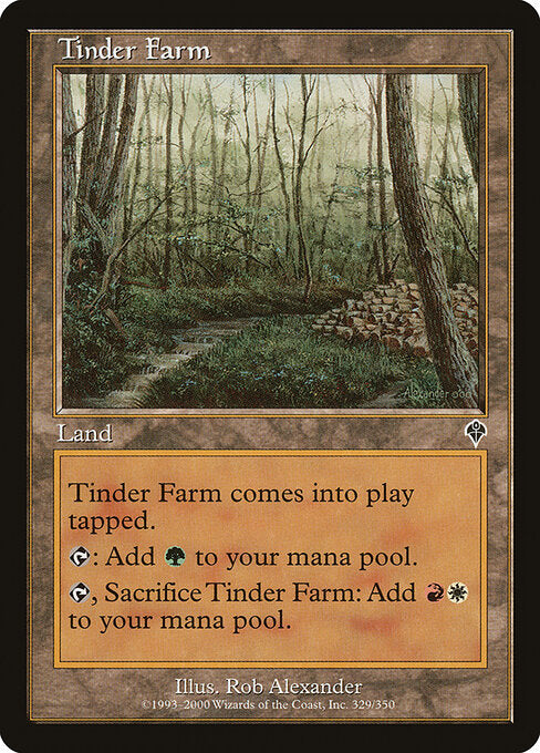 Tinder Farm - Magic: The Gathering INV #329