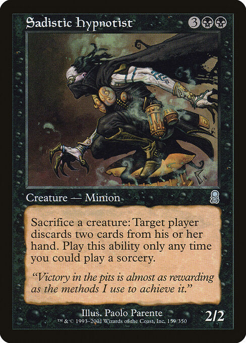 Sadistic Hypnotist - Magic: The Gathering ODY #159