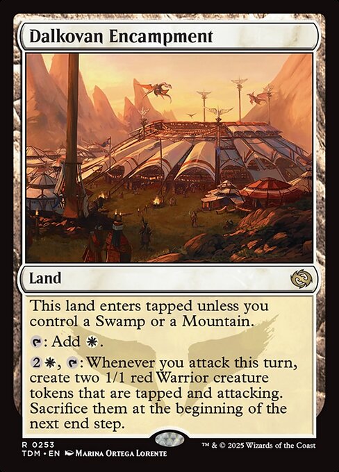 Dalkovan Encampment - Magic: The Gathering TDM #253