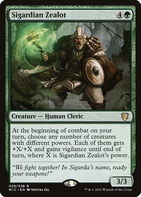 Sigardian Zealot - Magic: The Gathering MIC #29