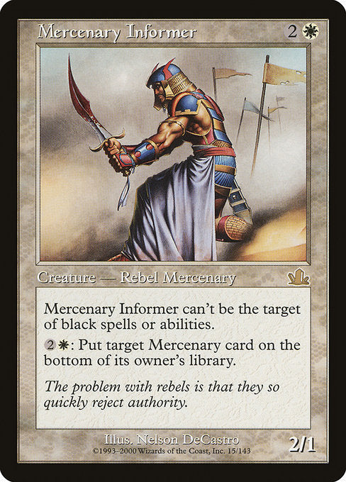Mercenary Informer Prophecy PCY
